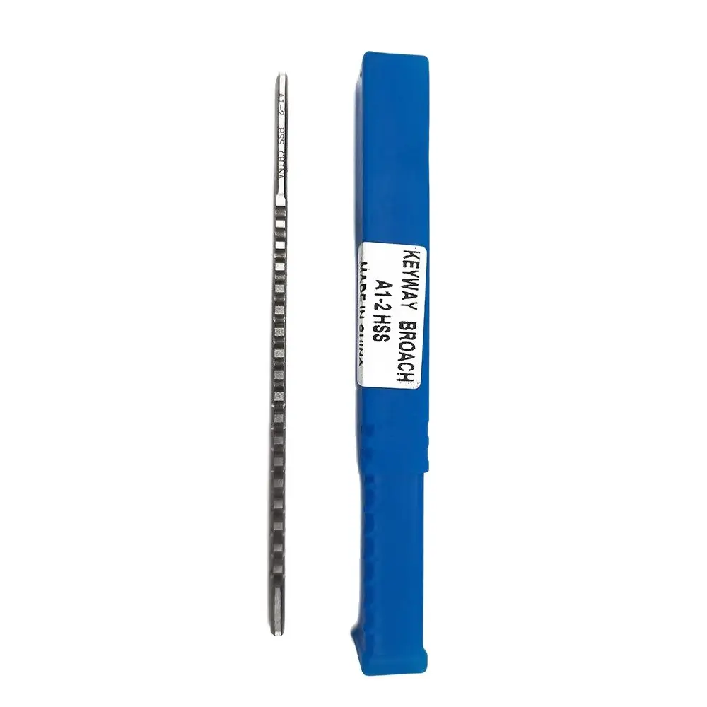 2mm Push-Type Keyway Broach A1 Metric Size HSS Keyway Cutting Tool knife for CNC Router Metalworking