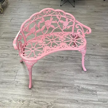 Rose Aluminum Garden Bench 1