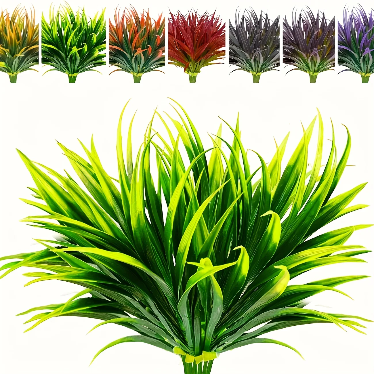 4pcs All-Season Durable Decorative Grass