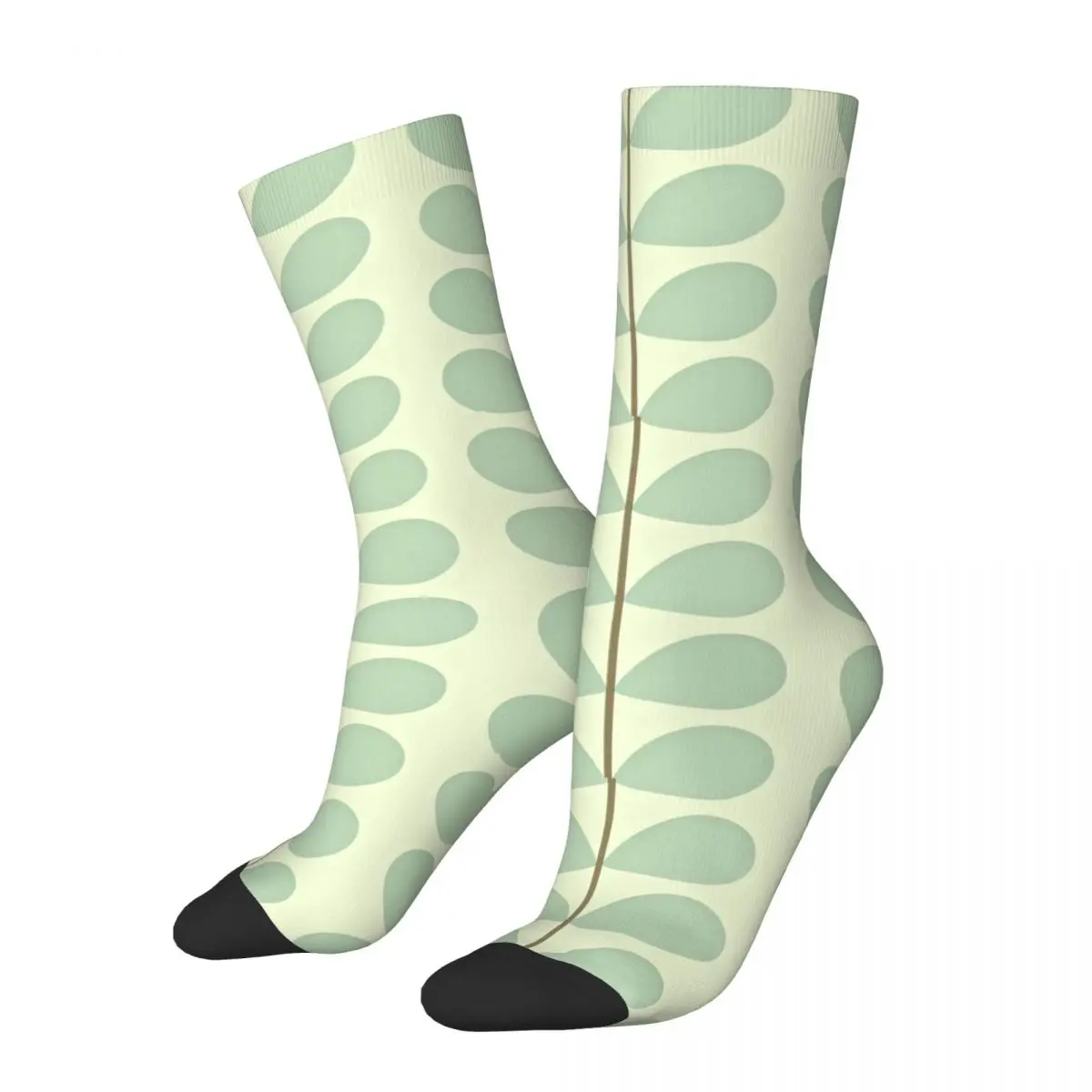 

Orla Kiely Socks Men Women Funny Happy Simplicity Leaf Socks High Quality Spring Summer Autumn Winter Middle Tube Socks Gift