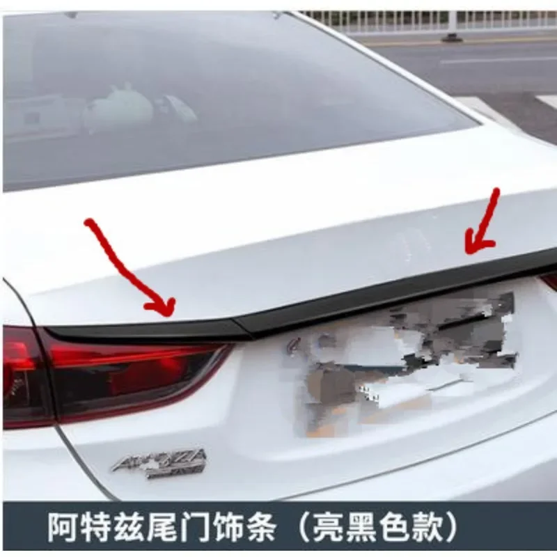 High-quality ABS Chrome Trunk Decorative strip Tailgate trim Anti-scratch decoration For Mazda 6 ATENZA 2014-2020 Car styling