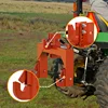 3 Point Quick Hitch fits Cat 1 with 2" Receiver, 3000lbs, Orange 5