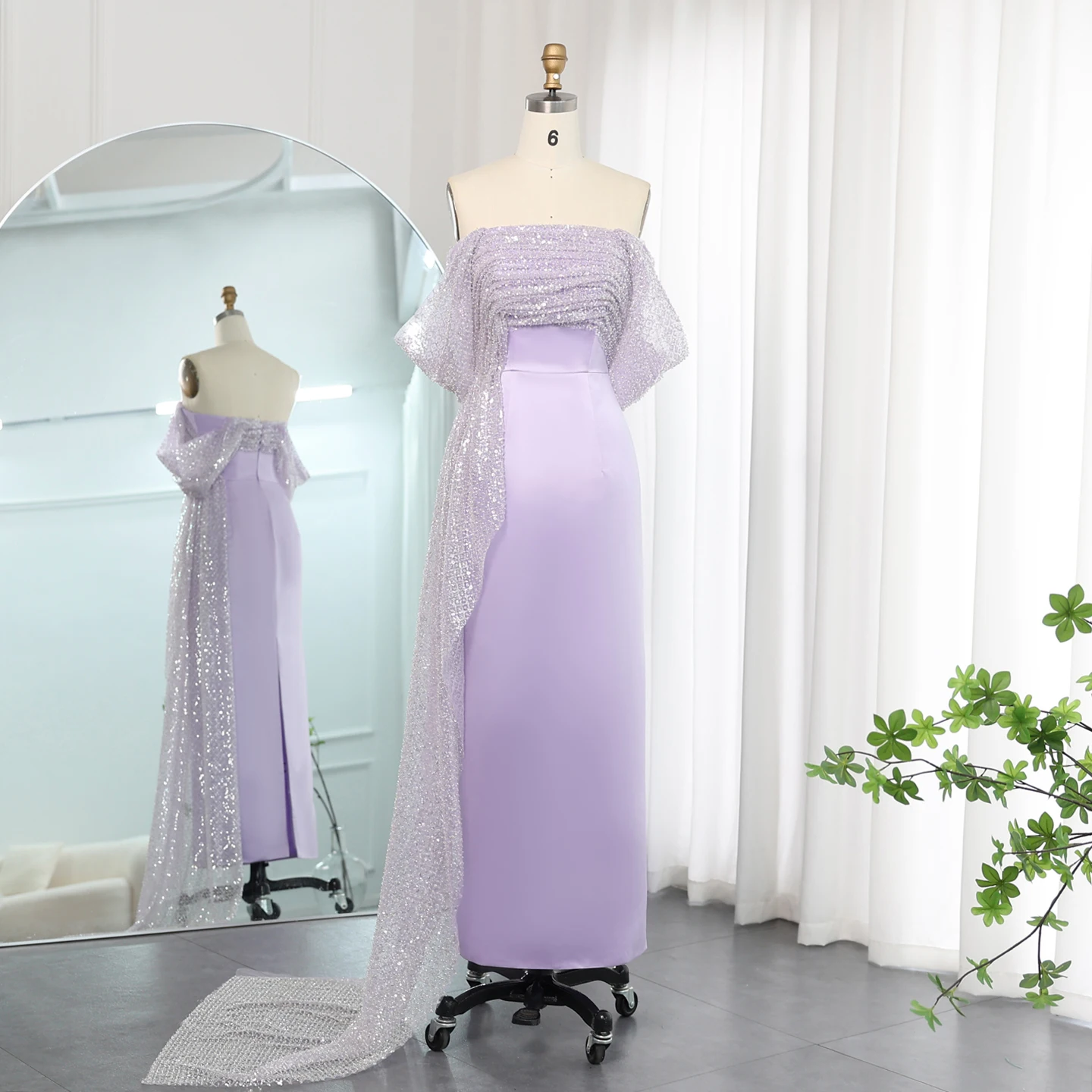 slim fit dress slacks Shiny V Neck Backless Purple Long Prom Dresses, V Neck Purple Formal D –  Lwt Dress