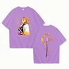 Hot New Anime Rengoku Kyoujurou Printed Men's Summer Short Sleeve Tee Shirts Round Neck Casual Summer Unisex Tops 4