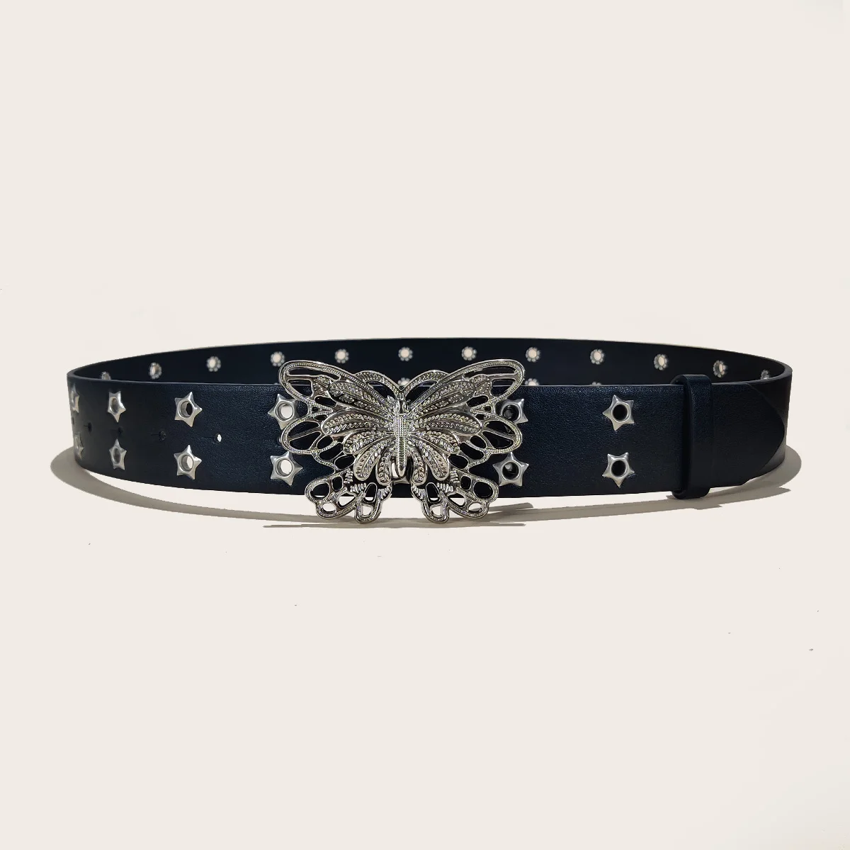 Trendiger Nietengürtel, Heavy-Metal-Gürtel für Männer und Frauen, Punk-Nachtclub-Rock-Stil-Gürtel, Jeansgürtel, Y2K-Gürtel, modische Dekoration, Damengürtel – Detail 18