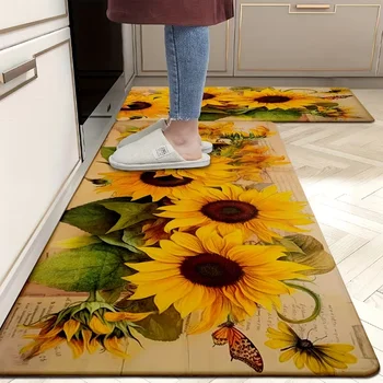 Sunflower Kitchen Rugs 1