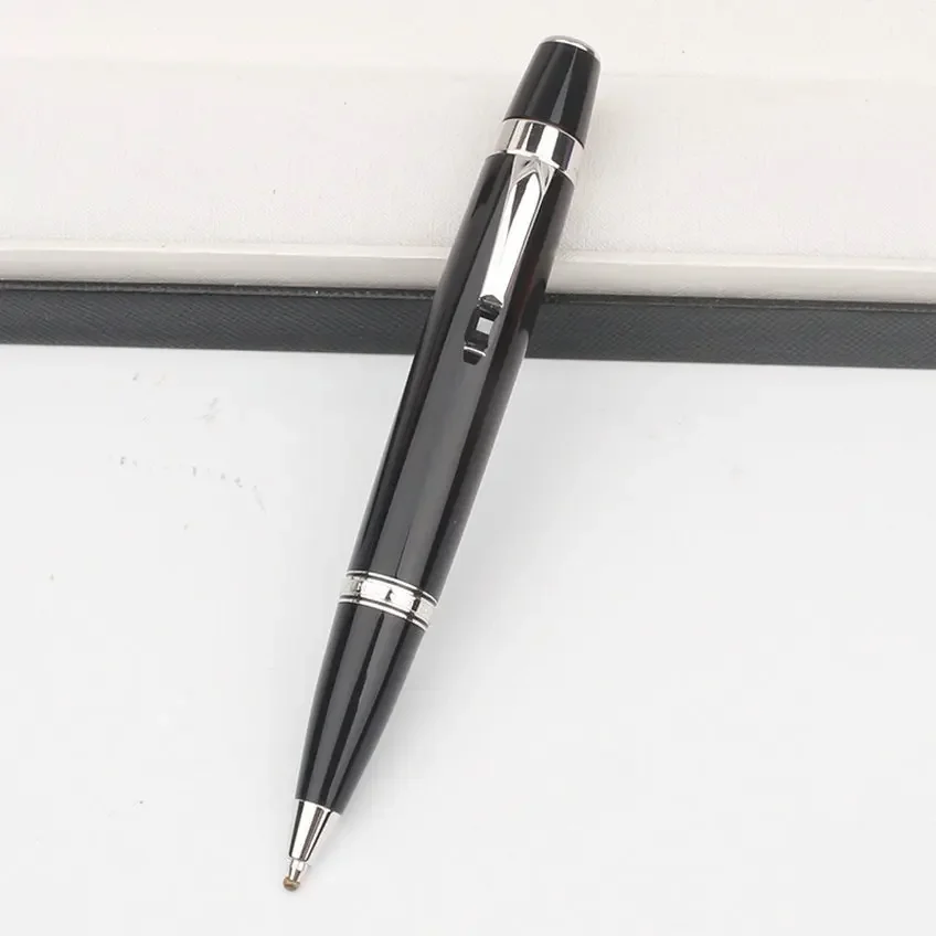 Ballpoint Pen Luxury Bohemia Mini MB Ballpoint Pen Business Novel Design Black Resin Writing Pens with Crystal Number Office School Supplies multifunction ballpoint pen multifunctional pen ball point pen
