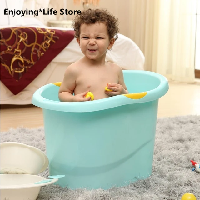 Bañera plegable para bebé Extra grande, bañera para bebé recién nacido,  puede sentarse y acostarse - AliExpress