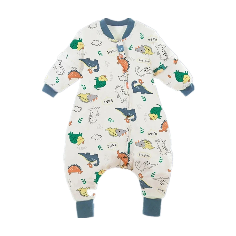 2025 Baby Cartoon Split-legged Sleepsacks With Detachable Sleeves For Boys Girls Children's Sleeping Bag Autumn And Winter