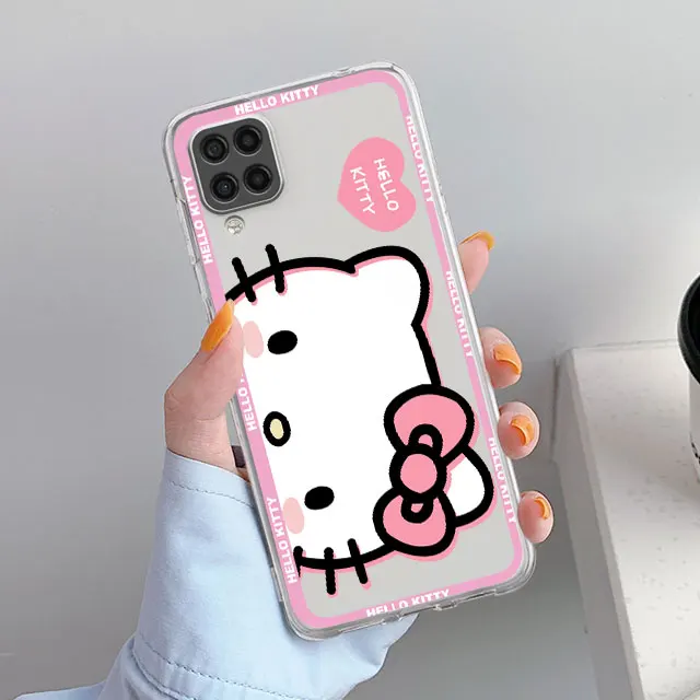thumbnail image 1 of Kuromi Hello Kitty Cinnamoroll Cute Clear Case For Samsung Galaxy A52 A12 A51 A32 A21s A71 A34 A22 50 A70 A24 A72 5G Phone Cover, 1 of 5