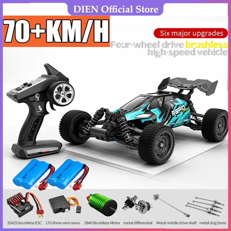 

Rc Car Off Road 4x4 1:16 70KM/H 16201PRO Brushless Motor Electric High Speed 2.4G Remote Control Drift Racing Cars for Kids Toys
