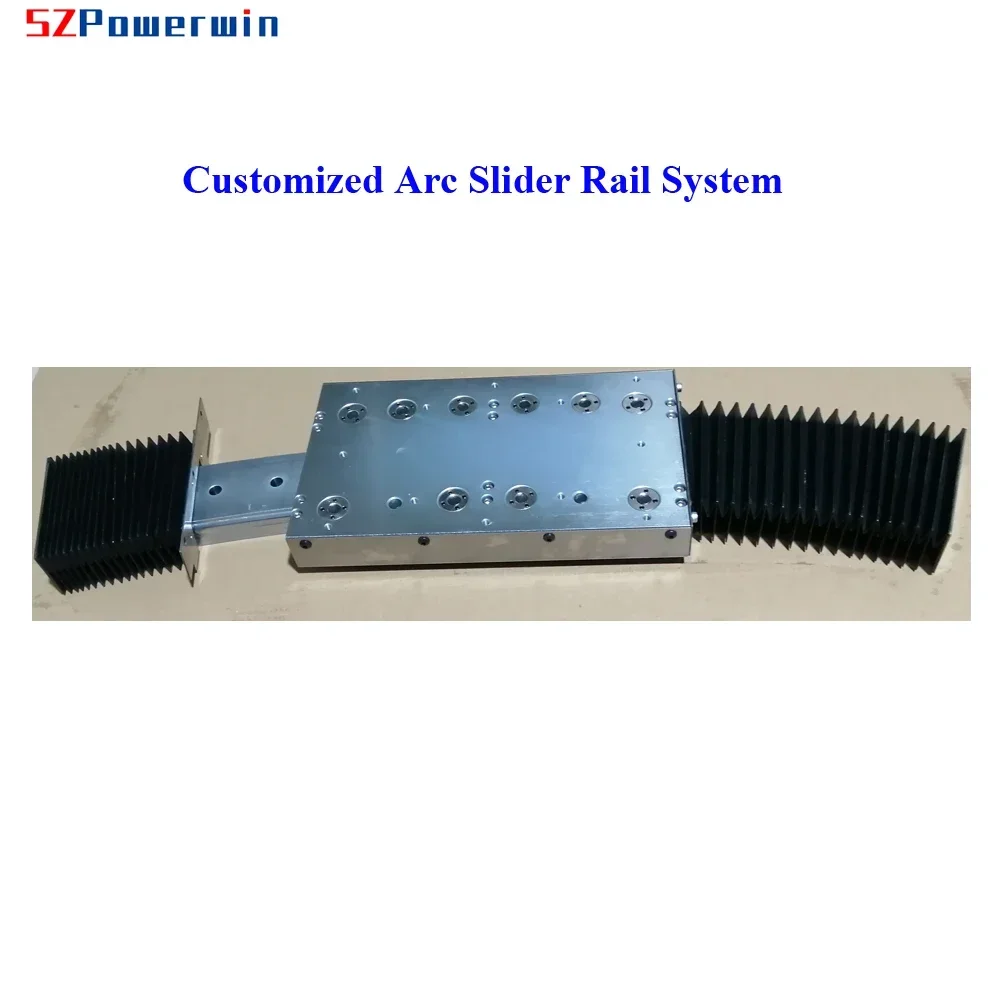 High Grade Slider Rail Track System R75 R100 R150 R200 Arc Circular Guide Rail2