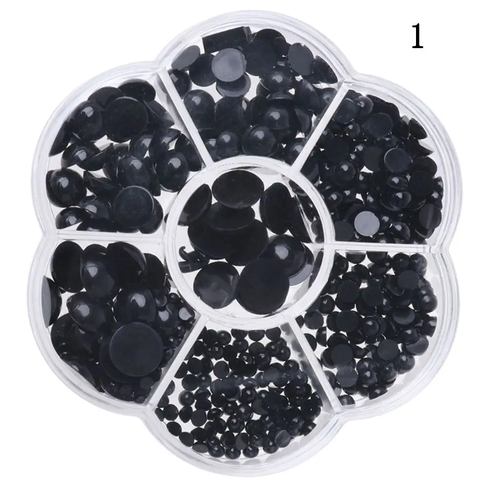Plastic Round DIY Bears Eyes Black  Eyes   Making Dolls Accessories