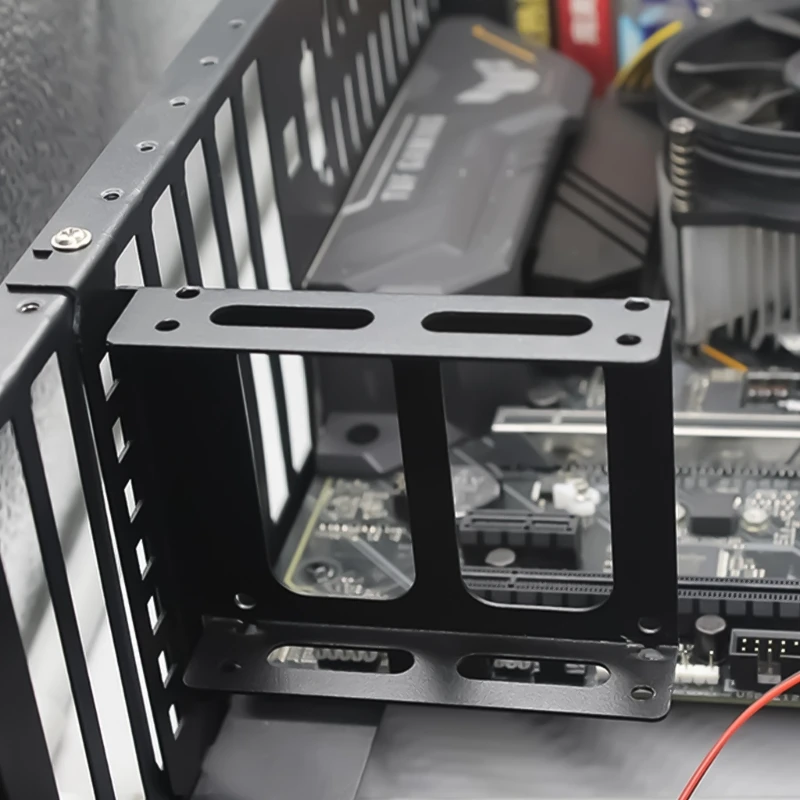 2.5" 3.5" Hard Tray Holder for PCI SSD HDD Metal Mounting Bracket Heat Dissipation SSD Mounting Bracket Adapter
