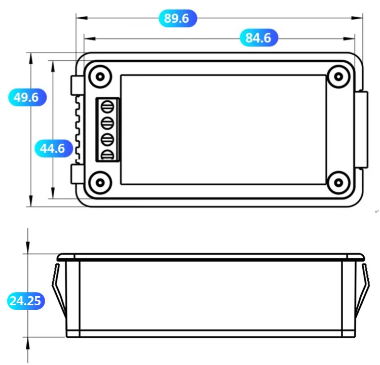 PZEM-022 English Ver. AC Digital Multi-Functional Power Monitor LCD Display AC 8