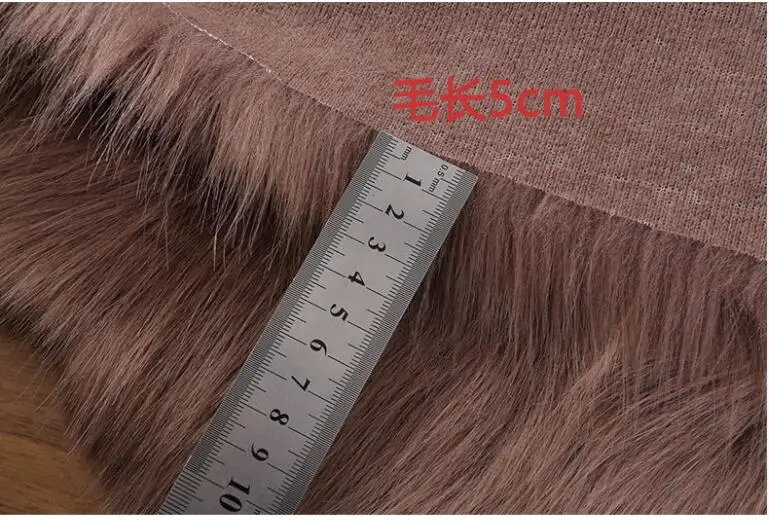 Long Hair Faux Fur Fabric 180cmx50cm For Patchwork Sewing Material Garment DIY Fur Suit Cosplay Costume