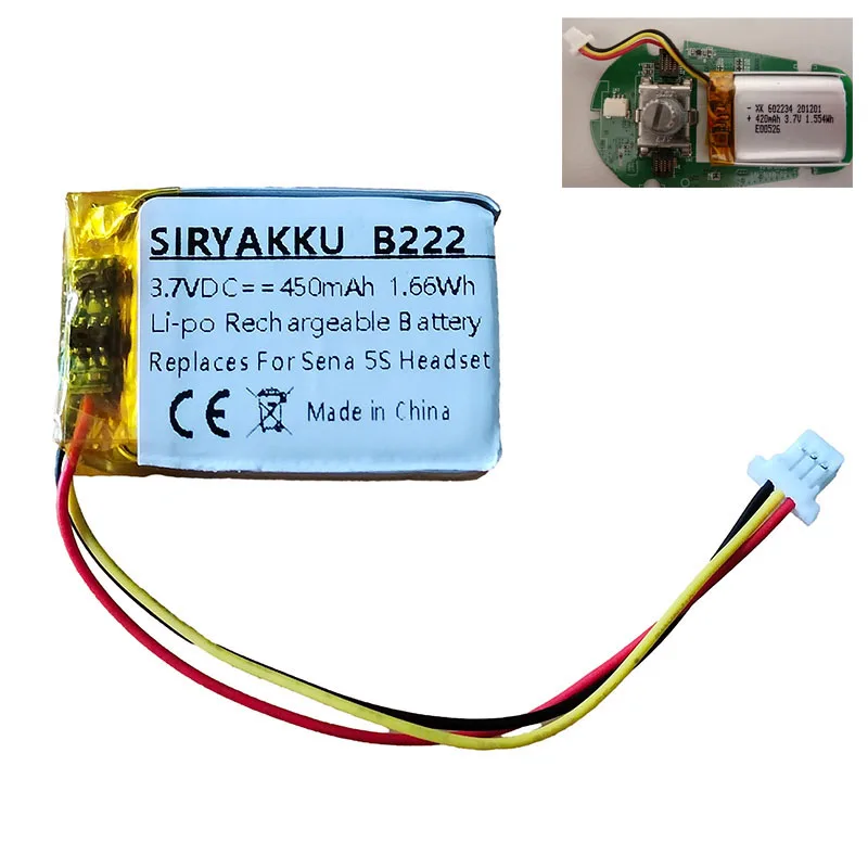 交換用LiPoバッテリー,450mAh,オートバイ用,新品 - AliExpress