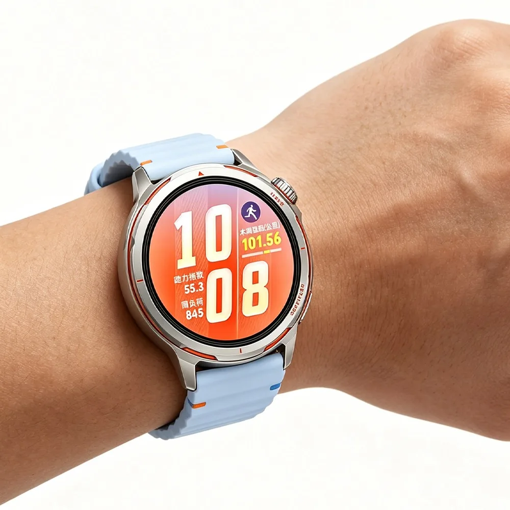 Breathable Wave Silicone Watch Strap - Multiple Widths Available