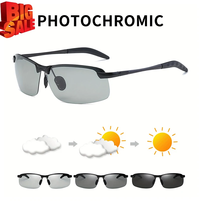 Enhanced Photochromic Sports Sunglasses – UV400 Protection