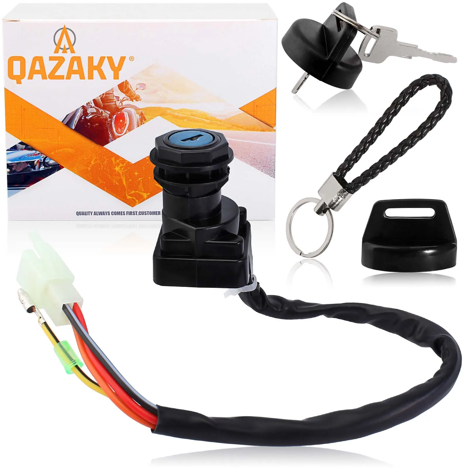 Caltric Zündschloss ATV Ignition Key Switch For Suzuki LT-80 LT80 Lt 80 1996-2006 ATV Ignition Key Switch LT-80