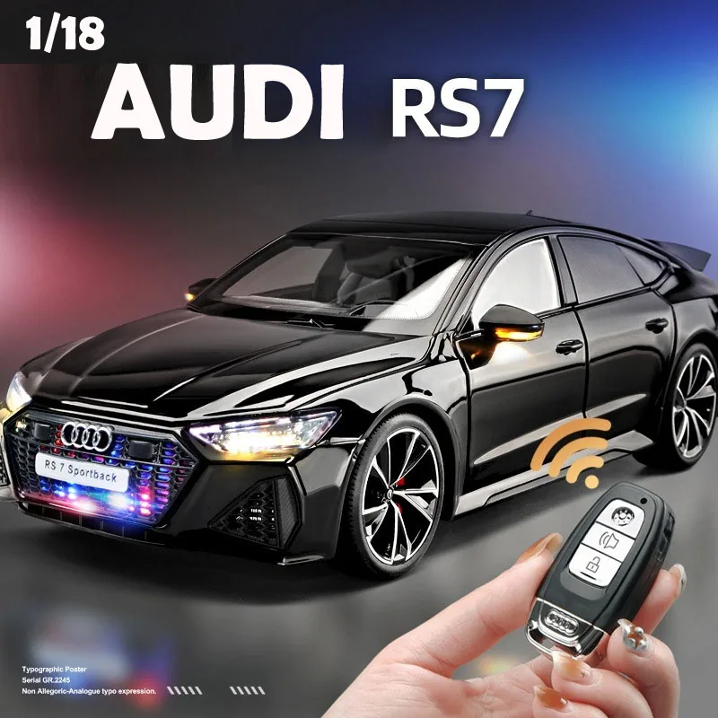 アウディ RS7 1/18 ブラック 1-18-audi-rs7-static-