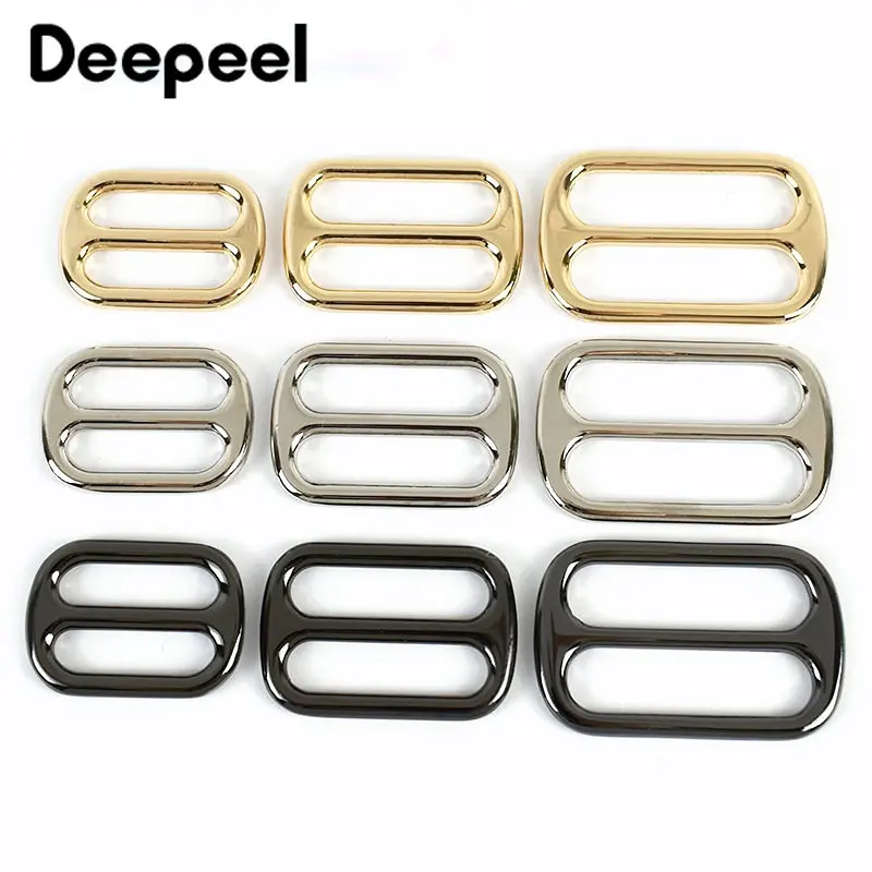 

10/20Pcs 25/32/38mm Metal Tri Glide Slider Buckles Bar Adjust Buckle For HandBag Colthes Dog Collar Sewing Hardware Accessories