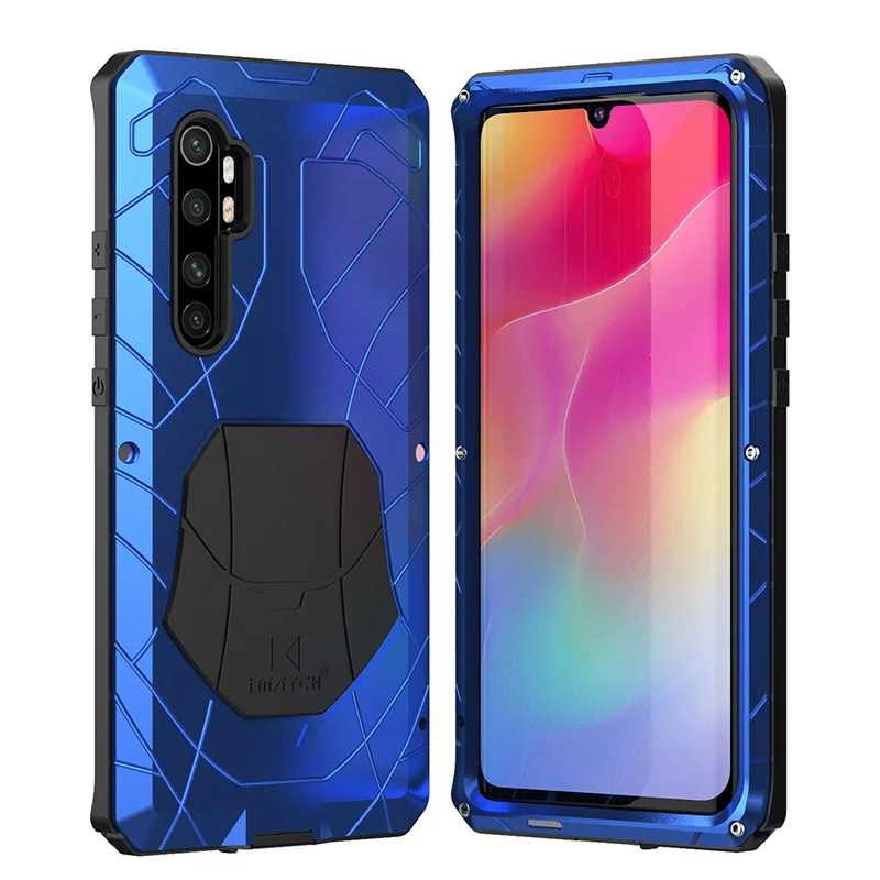 Armor Metal Aluminum Phone Case For Xiaomi Mi Note 10 Lite Pro Mi 11 Redmi Note 9s Full Protective Bumper Shockproof Cover