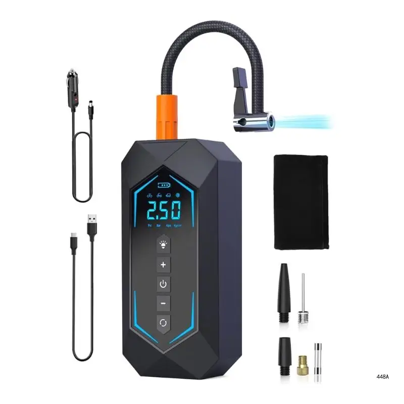 

Накачивание шин 150PSI Воздушные насосы с аккумуляторной батареей Электрический шинный насос