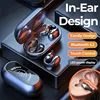 TWS Wireless Headphones Bluetooth 5.2 Bone Conduction Earphones Earclip Design Touch Control LED In Ear Earbuds Sports Headsets 1