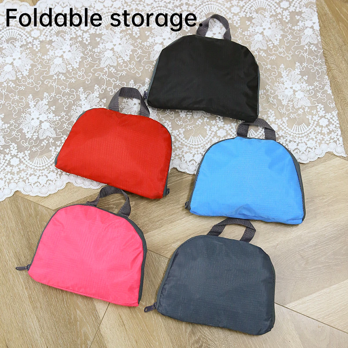 Foldable Large-Capacity Backpack Women's Ultra-Light Waterproof Outdoor Mountaineering Bag Travel Storage Bag Student Backpack