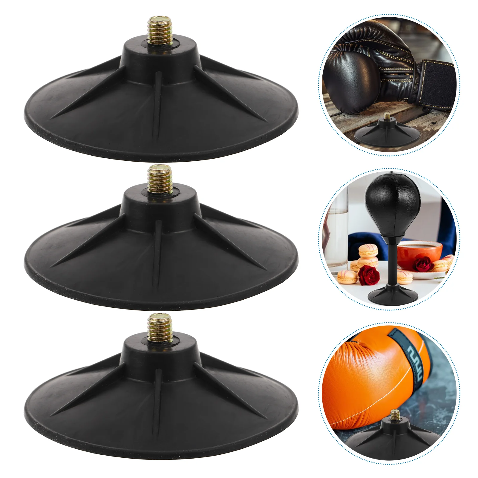 6 Pcs Boxing Punching Heavy Anchor Equipment Sandbag Training Silicone Stand