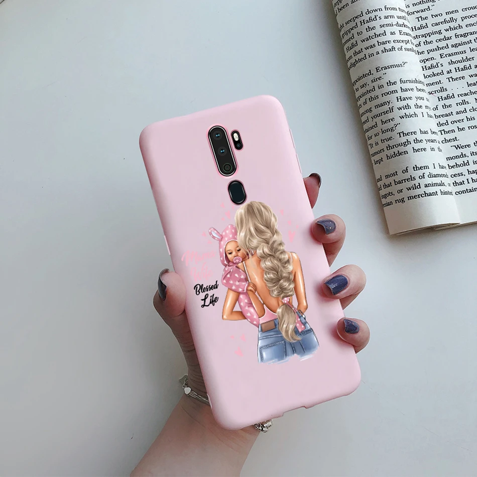 For OPPO A5 2020 Case For OPPO A9 2020 Fashion Phone Back Cover Soft Beauty Girl Silicone Case For OPPO A9 A5 A 5 A 9 2020 Funda cases for oppo cell phone