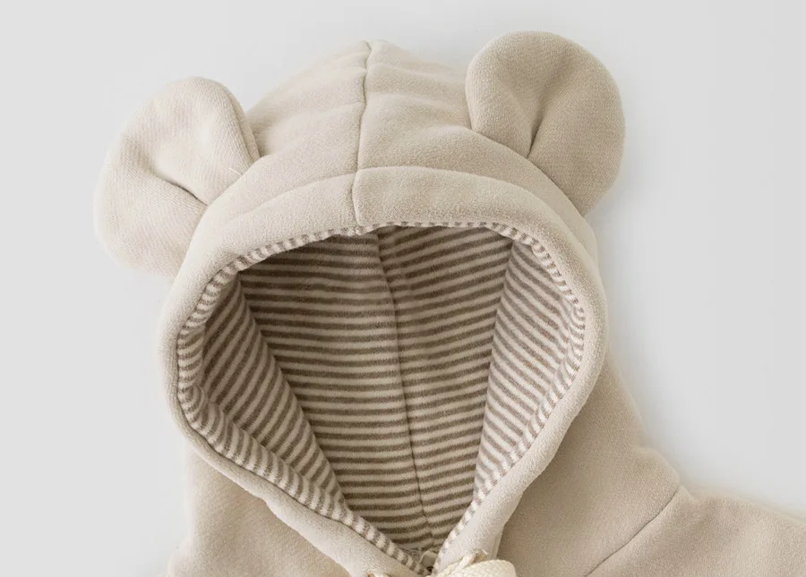 primavera meninos peça terno orelhas de urso com capuz sweatershirt calças infantil da criança meninos roupas conjunto