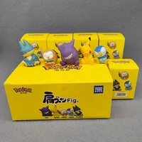Pokemon appisolati figure in Box 5 pz/set Pikachu Snorlax Gengar Psyduck e altri 11