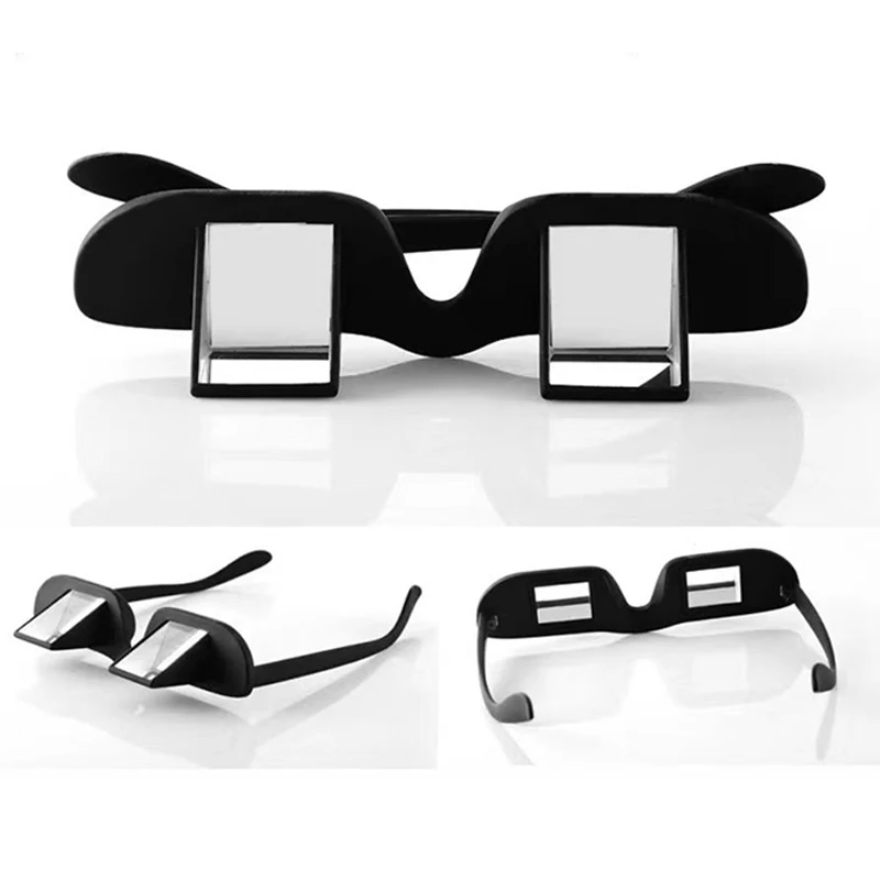 Creative Lazy Eyeglasses Lazy Reading Glasses Prismatic Horizontal Glasses Lying Down Bed Reading Watching HD Readers