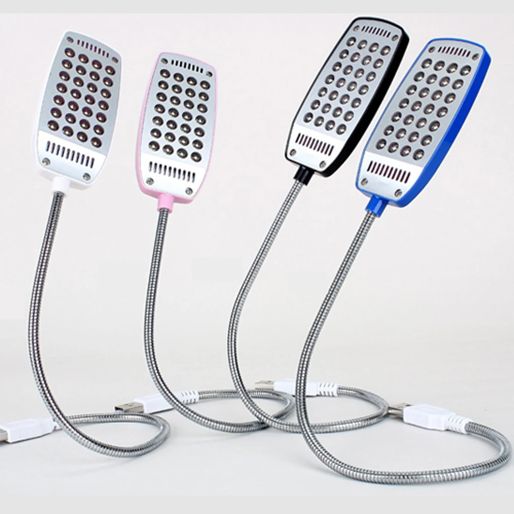 USB LED Book Light 28 LEDs Adjustable Table Lamp USB Charging Flexible Reading Book Lights For Bedrrom Study Lightings led light night light book light