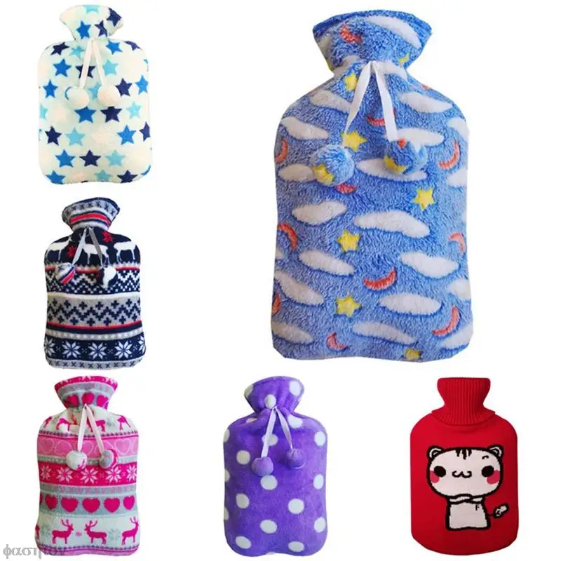Water Bottle Hot Water Bottles 2000ml Cover Knitted Coldproof
