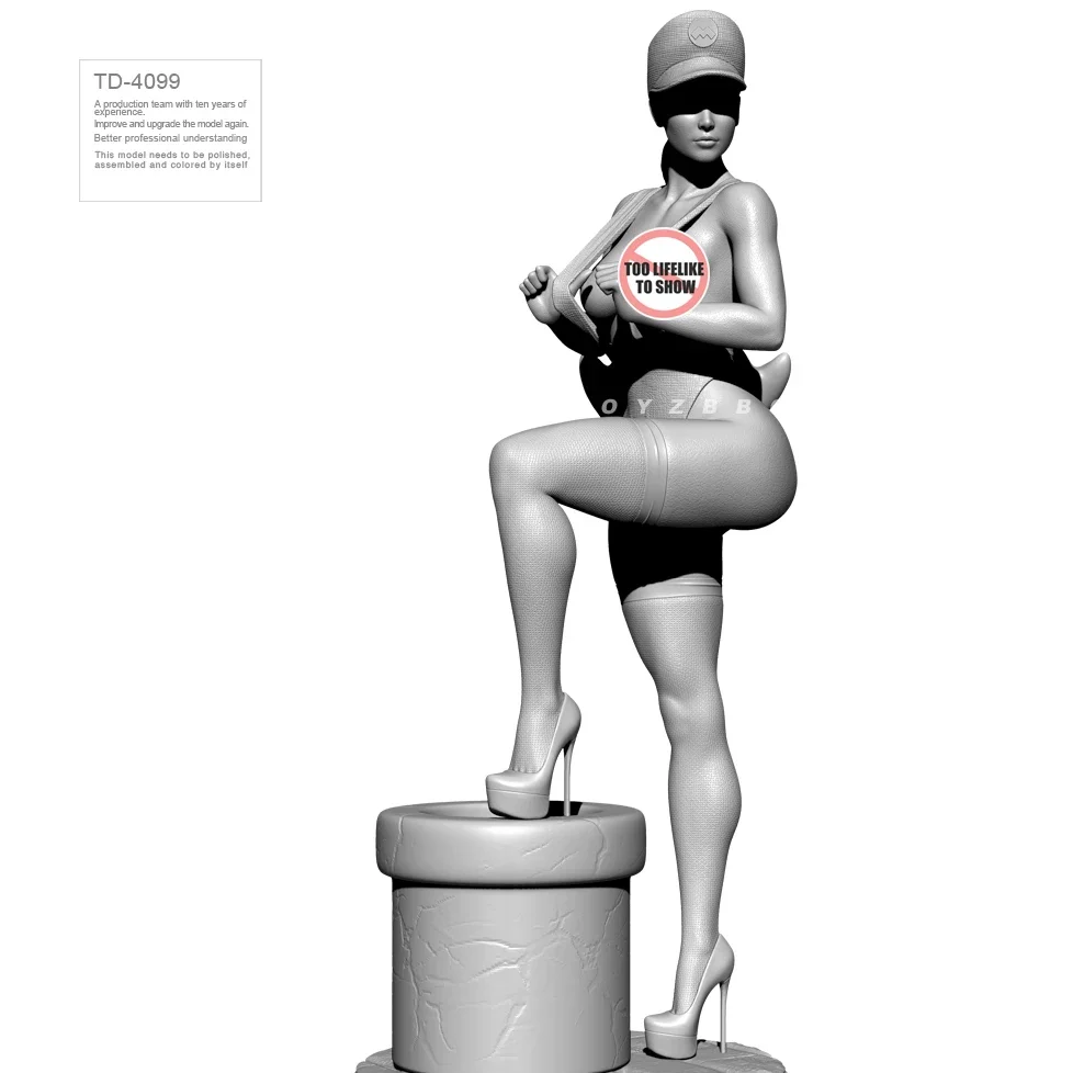 

55mm 75mm ZResin model kits figure beauty colorless and self-assemble TD-4099