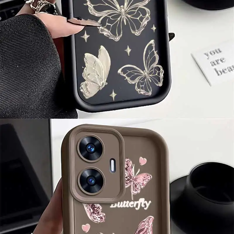 C55 Liebe Schmetterling Sky Eye Leiter Telefon Fall Für Realme C67 C65 C53 C51 C35 C33 C31 C30 C25 C21 C20 C17 C15 C12 C11 Abdeckung – Detail 8