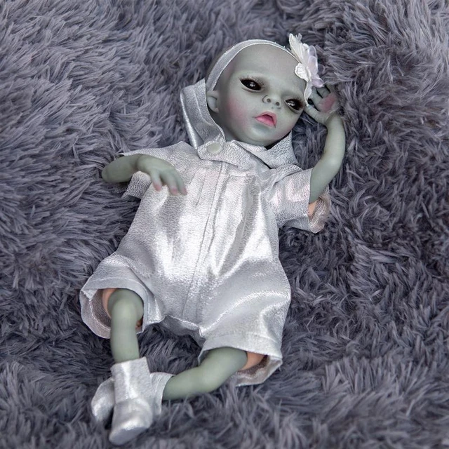 Tiny Baby E.T. the Extraterrestrial Silicone Doll 5,9 In. /15 Cm MADE TO  ORDER 