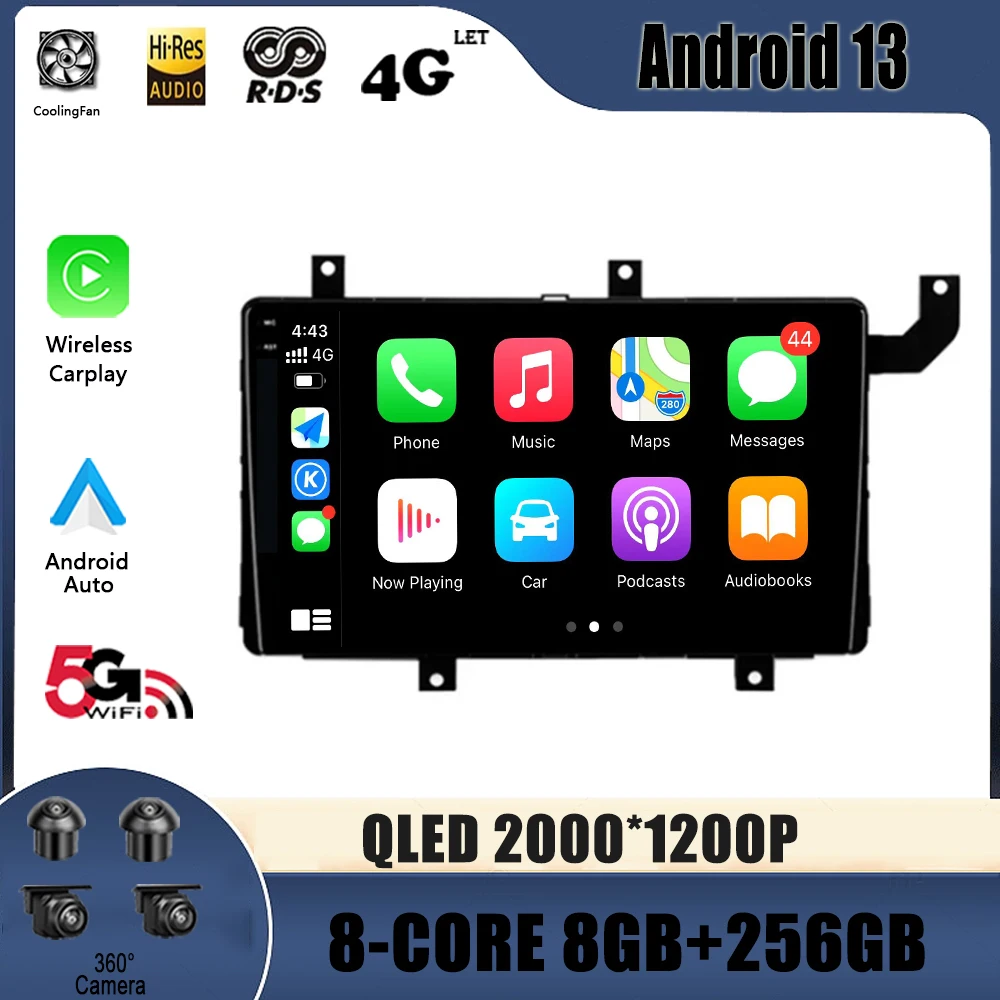 

Car Radio Multimedia Video GPS For Toyota Tacoma N300 2015 - 2021 Android 13 Navigation No 2 Din DVD Player autoradio