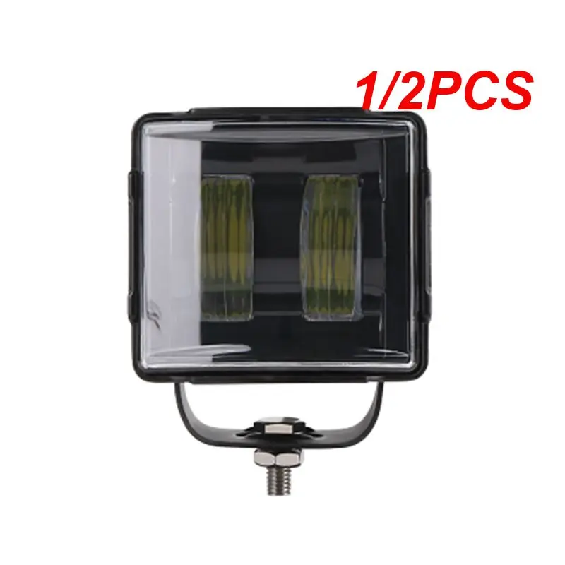 

1/2 шт., квадратный прожектор для Wrangler, 3 дюйма, Точечный светильник для внедорожника, передний прожектор для бампера, 20 Вт, 3535*4, 6000K