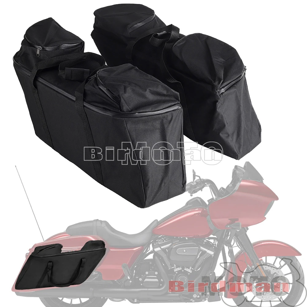 

Внутренние Сумки для мотоцикла, боковые чемоданы для Harley Touring Road King Electra Street Glide 1993-2023, сиденья, подкладки, туристический рюкзак