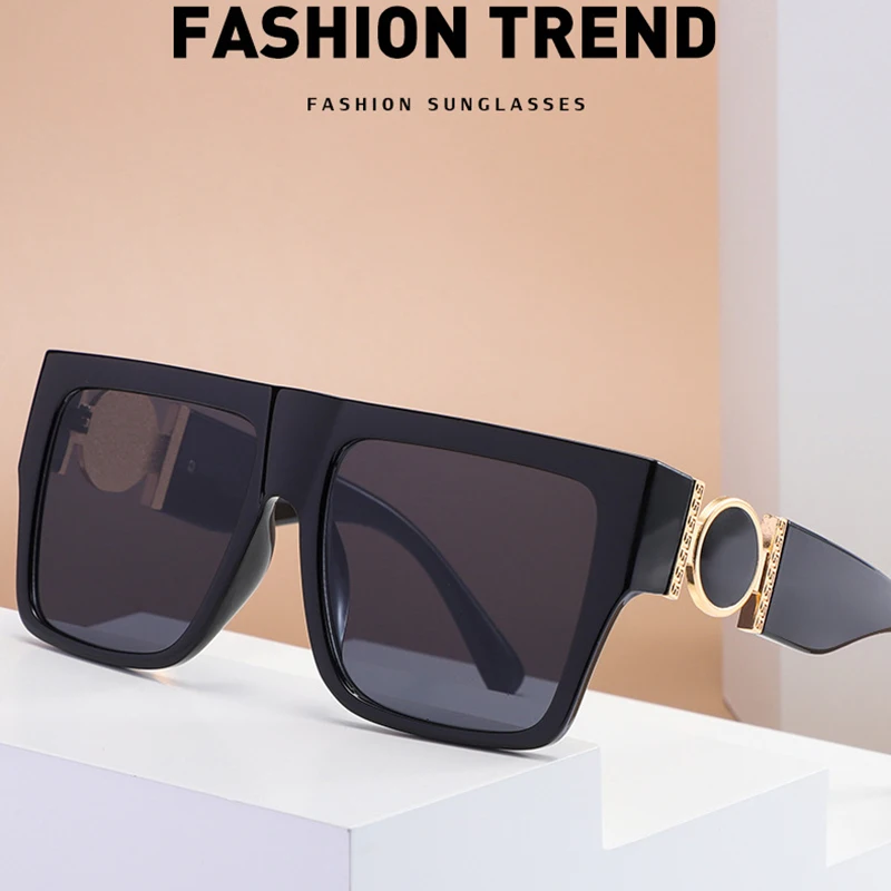 

MIZHO Fashion Cobain Style Square Sunglasses Men Original Brand Design Vintage Classic Gradient Shield Glasses Man Tinted Oculos