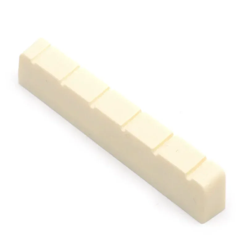50pcs Classical Guitar Nut and Bridge Saddle Plastic 52MM 80MM Guitar Parts Ivory guitar nut