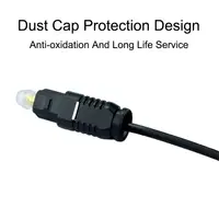 3.5mm Plug to Toslink Audio Cable Digital SPDIF Optical Fiber Cord Gold Plated For Speaker Blu-ray Player Xbox Power Amplifier 3