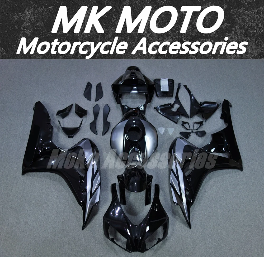 

Motorcycle Fairings Kit Fit For Cbr1000rr 2006-2007 Bodywork Set High Quality ABS Injection New Black Silvery grey