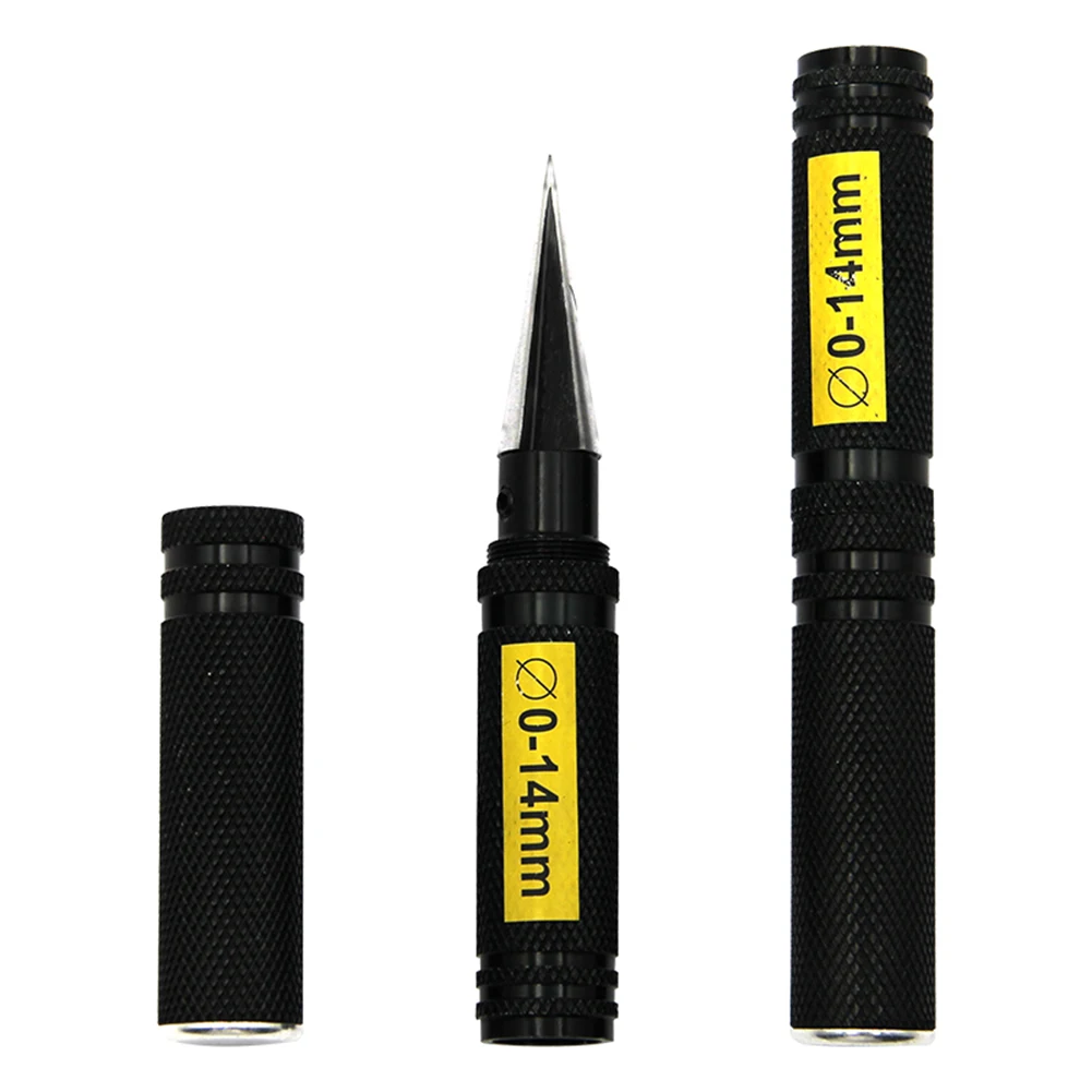 0-14mm Drill Puncher Hss Reamer Steel Reamer Tools Metal Expanding Reamer Head Bevel Design Reaming Knife Drill Tool for RC Car Ship Aircraft Model
