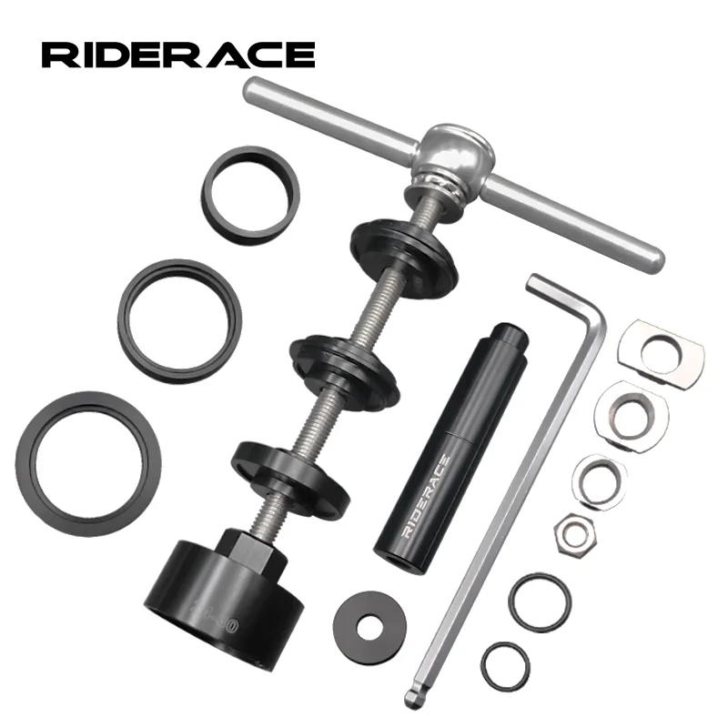 

Bicycle Bottom Bracket Bearing Remove Install Tools Bike Axle Cente Press-In Shaft Static Installation Disassembly Tool Kit