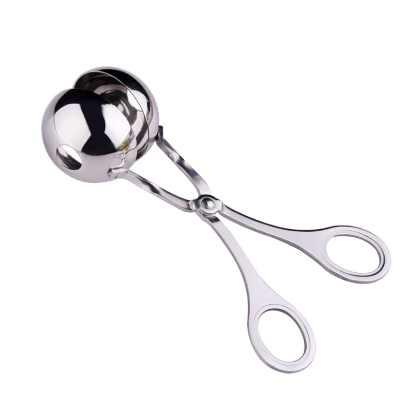 Meat Ball Maker Tool Stainless Steel Clip Round Rice Ball Shaper Spoon Meatball Making Mold Non Stick Stuffed Kitchen Gadget meat ball maker